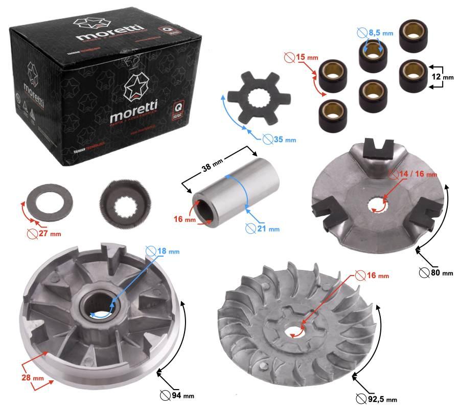 Wariator skuter firefox śr 16mm | WARSK0502TMOR000FF1