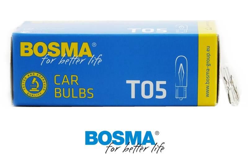 Żarówka bosma 12v 1,2w w12w t05 1918 op 10 szt - zdjęcie 2