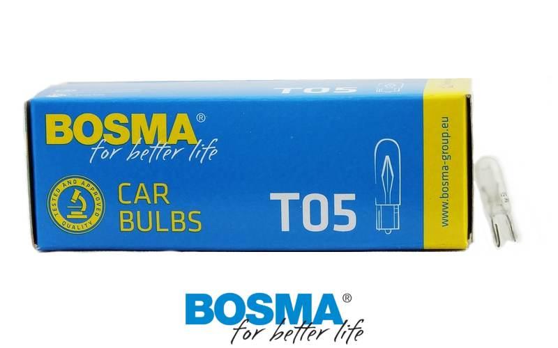 Żarówka bosma 12v 1,2w w12w t05 frosted | ZARBOS026 - zdjęcie 2