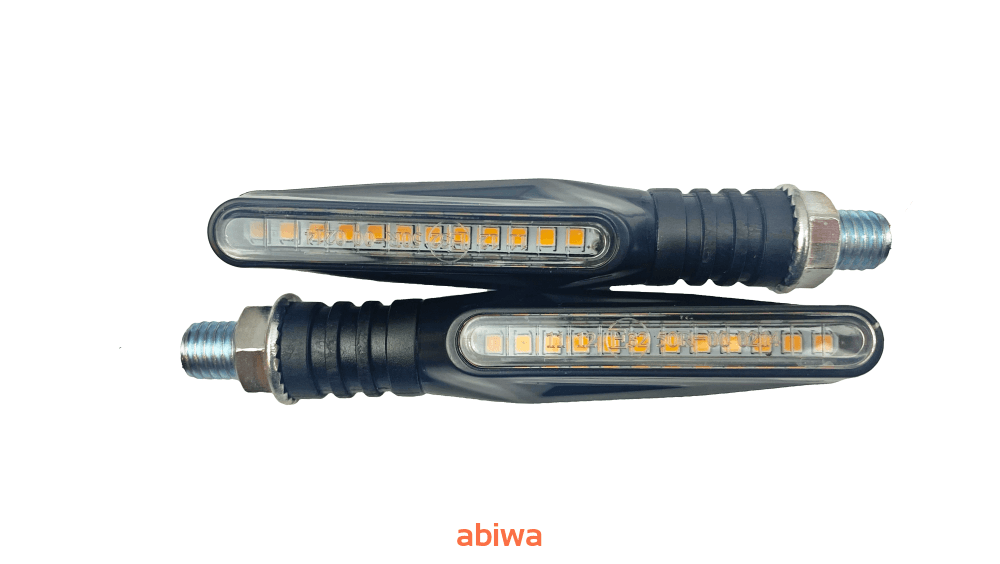 Kierunkowskazy Kpl Led Podłużne 2sztuki Z Homologacją 12 Ledów MotoGeneric - zdjęcie 2