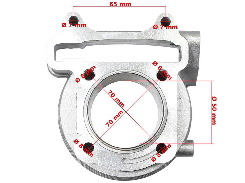 Cylinder gy6-100 50mm z głowicą | ROY01790 - zdjęcie 3