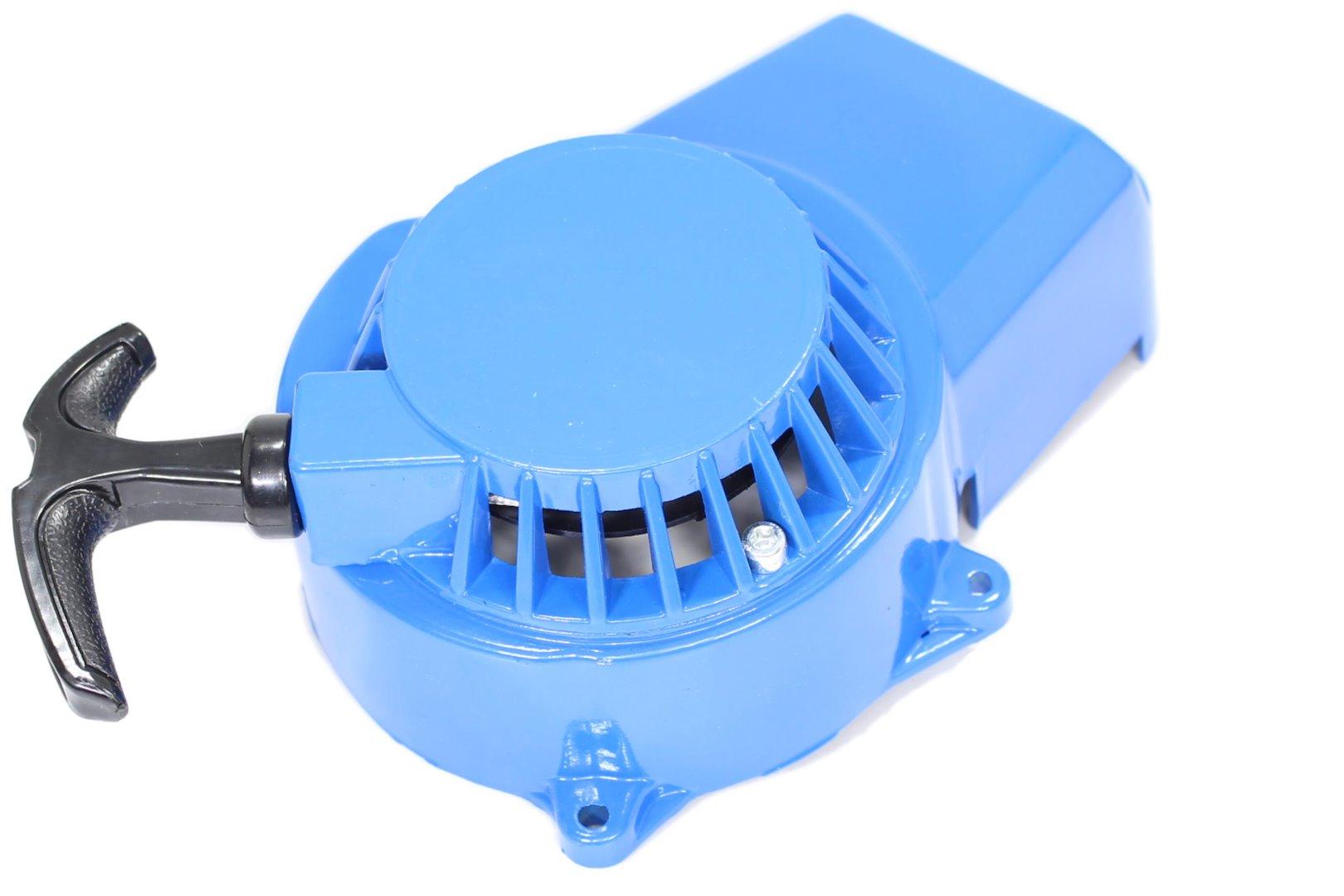 Pokrywa silnika pocket szarpak aluminiowy niebieski