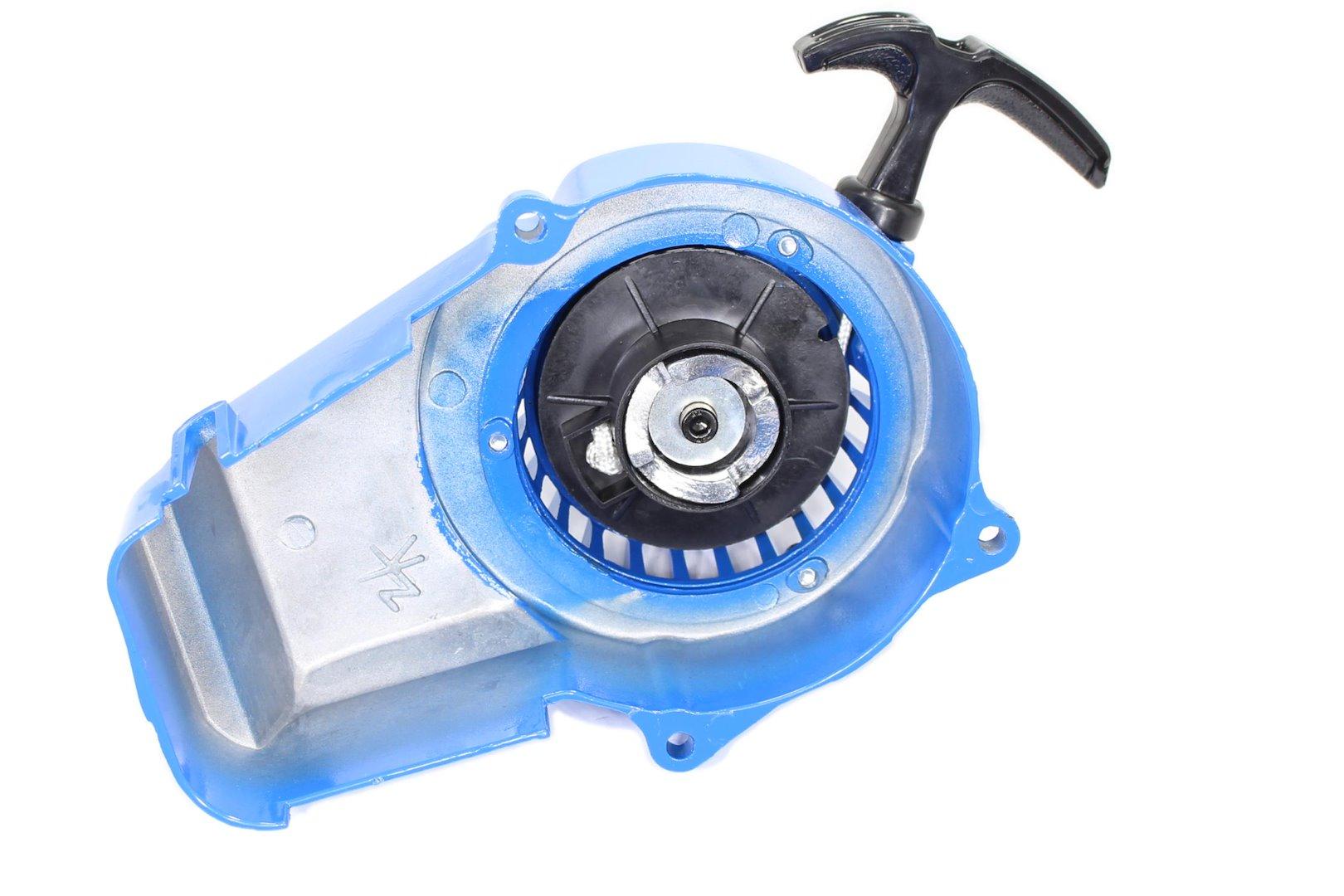 Pokrywa silnika pocket szarpak aluminiowy niebieski - zdjęcie 2