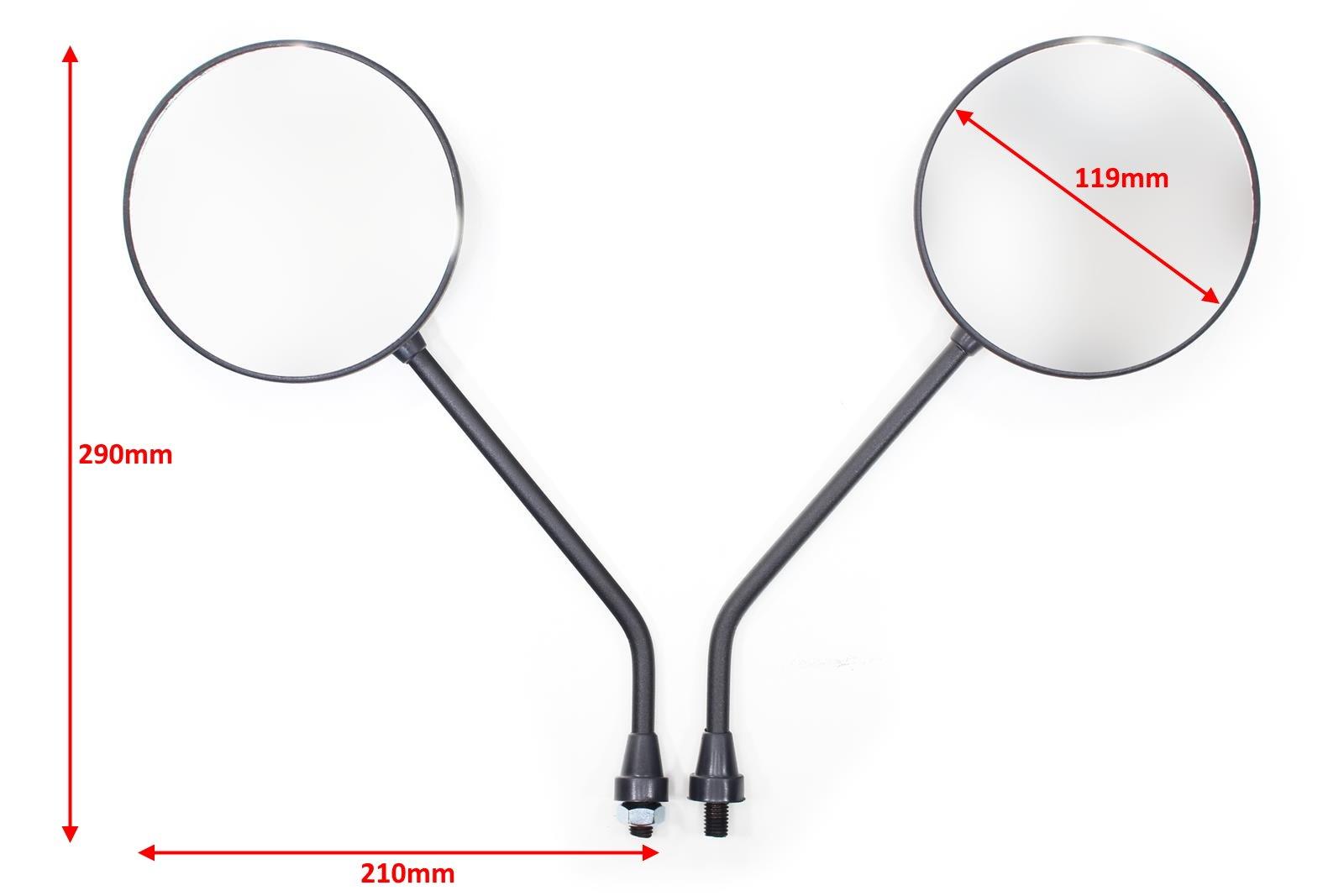 Lusterka m10 mz okrągłe kpl | ROY08217 - zdjęcie 4