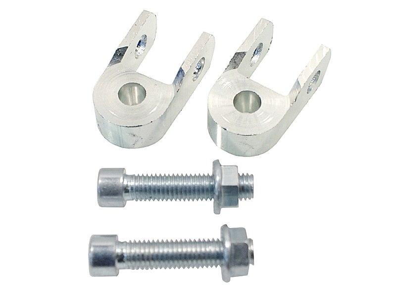 Przedłużka amortyzatora tył skuter srebrna 2kpl