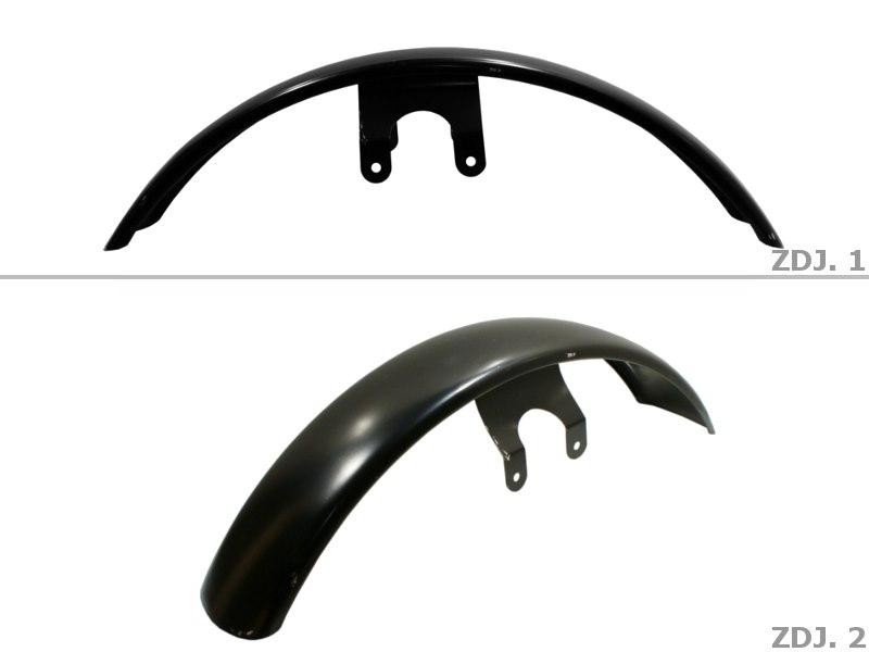 Błotnik przód mz etz 125/150/250/251 metal czarny hun