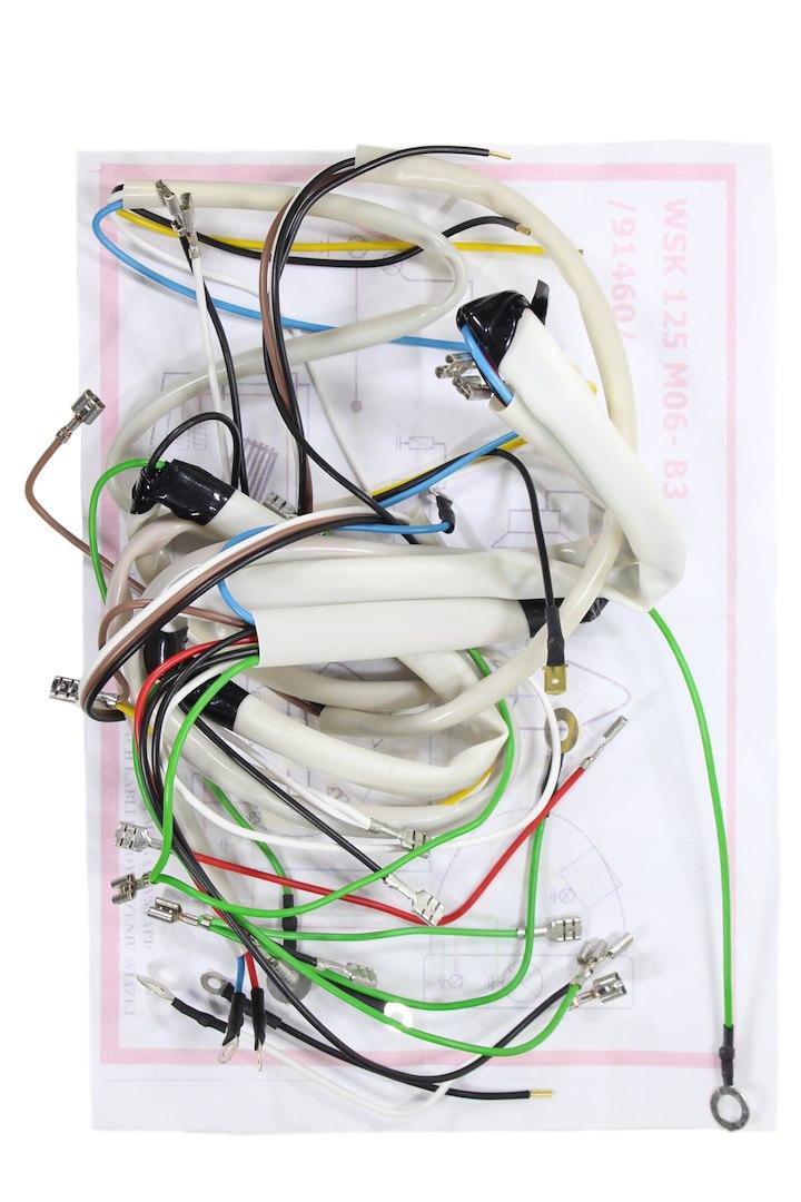 Instalacja wiązka wsk 125 m06 b3 biała ml