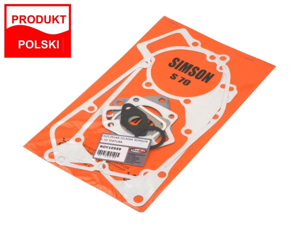 Uszczelka simson s70 tektura kpl duży | ROY10559