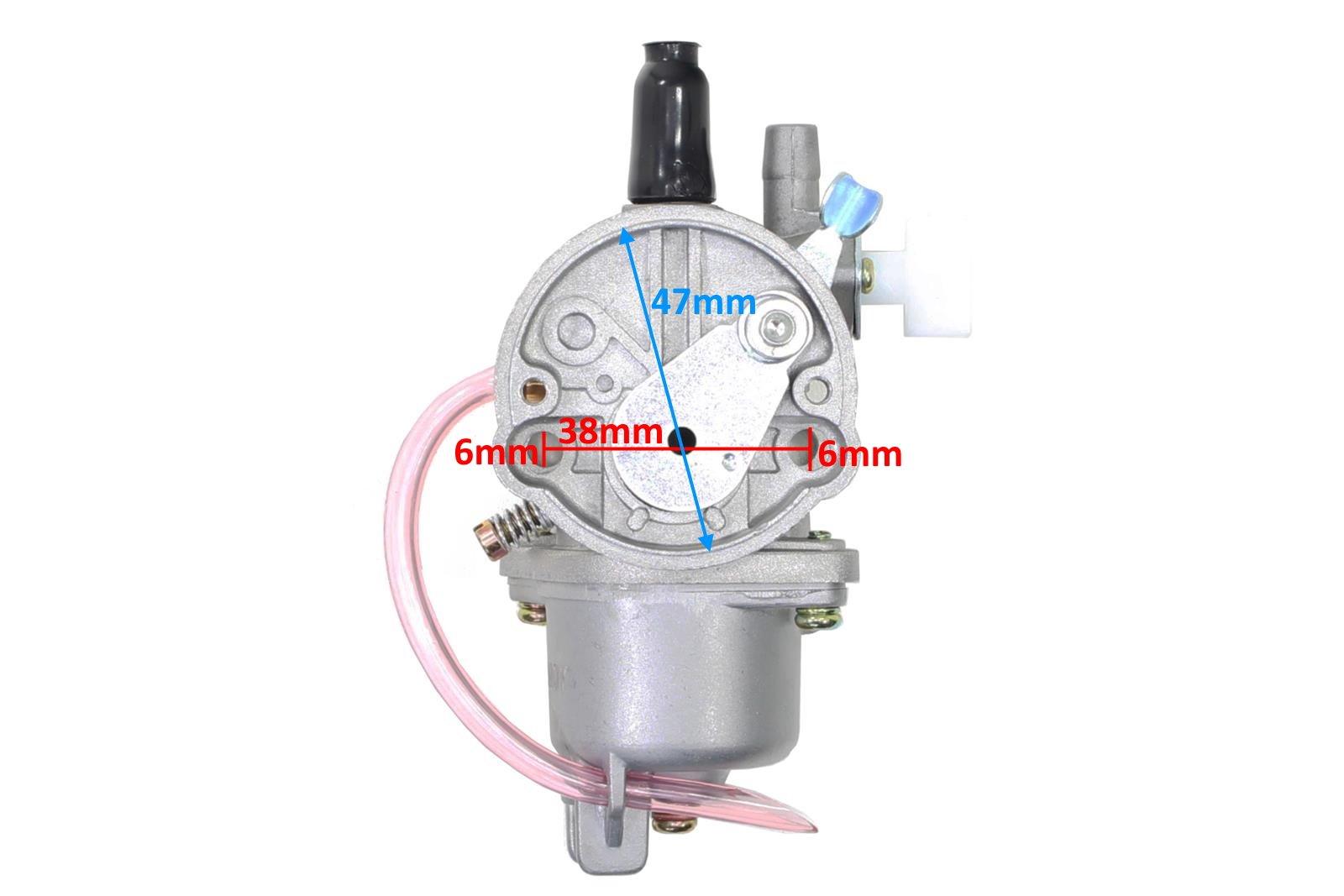 Gaźnik pocket mini cross 50 2t xh8107 13mm fu - zdjęcie 3