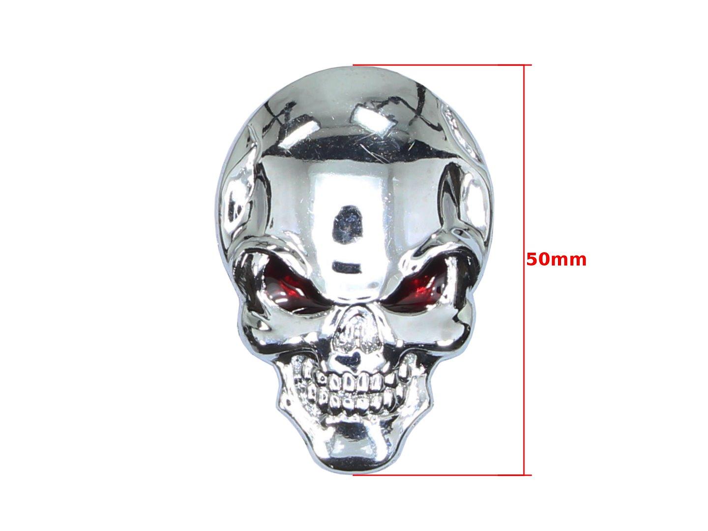 Emblemat znaczek czaszka mod 4 | ROY13458