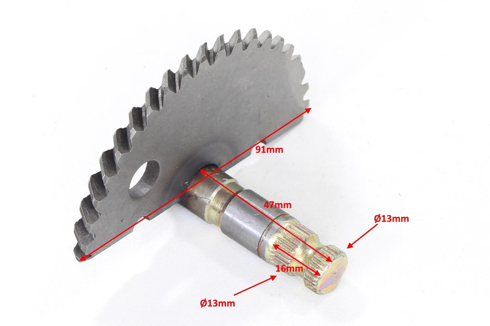 Półksiężyc kopniaka honda tact 50 af16l ml - zdjęcie 4