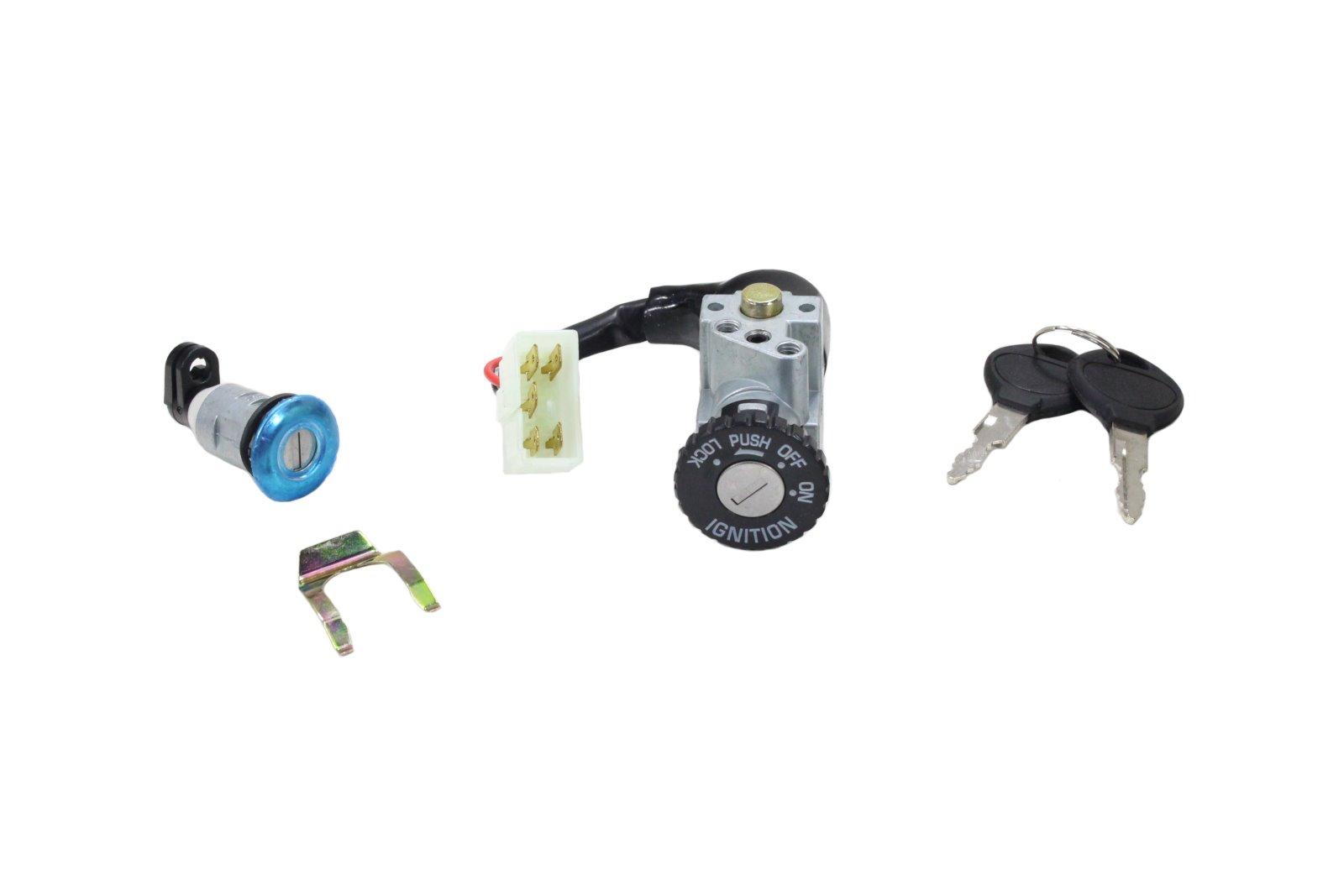 Stacyjka zamek kufra kymco dink 50-200 kpl rms