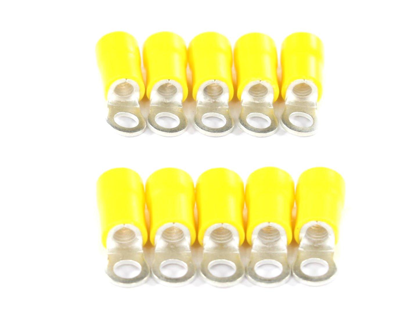 Konektor końcówka oczkowa m4 izolowana 4.3mm 4.0-6.0mm kpl 10szt
