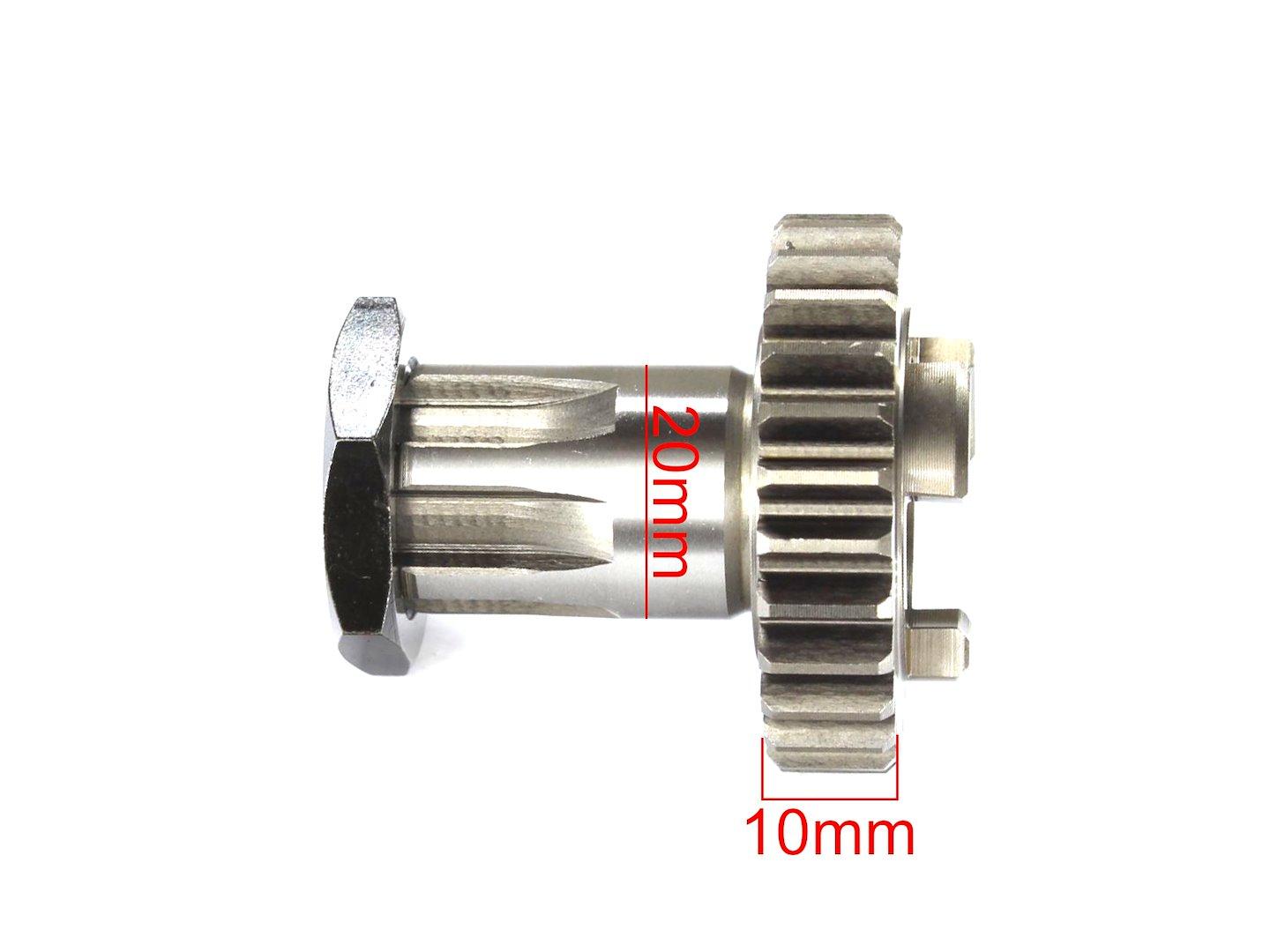 Wałek zdawczy z nakrętką wsk 125 wfm shl m04 duells di - zdjęcie 2