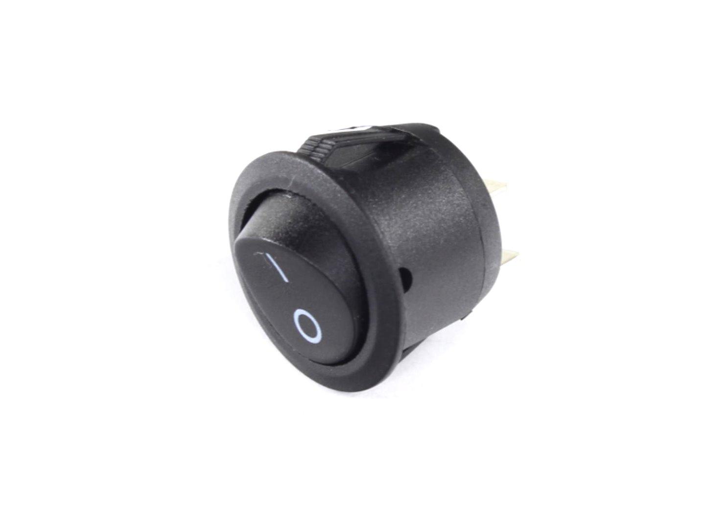 Przełącznik mrs-101-9c3/b bistabilny on-off klawisz czarny spst 2p10a 12vac