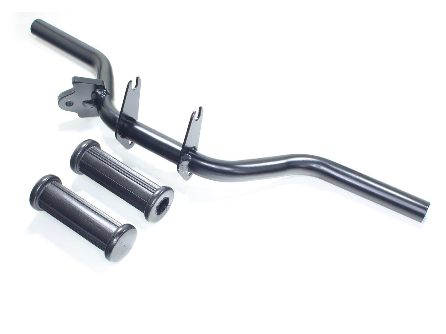 Podnóżek kierowcy simson czarny z mocowaniem stopki bocznej zamykanej nożnie czarne gumy kpl dl