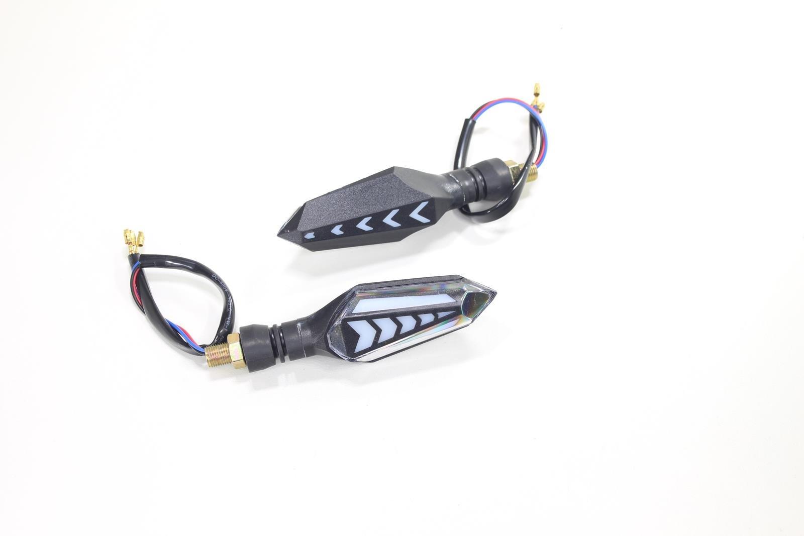 Kierunkowskazy led hy-1907a m10 z wbudowanym przerywaczem oraz funkcją płynnego przejścia światła - zdjęcie 2