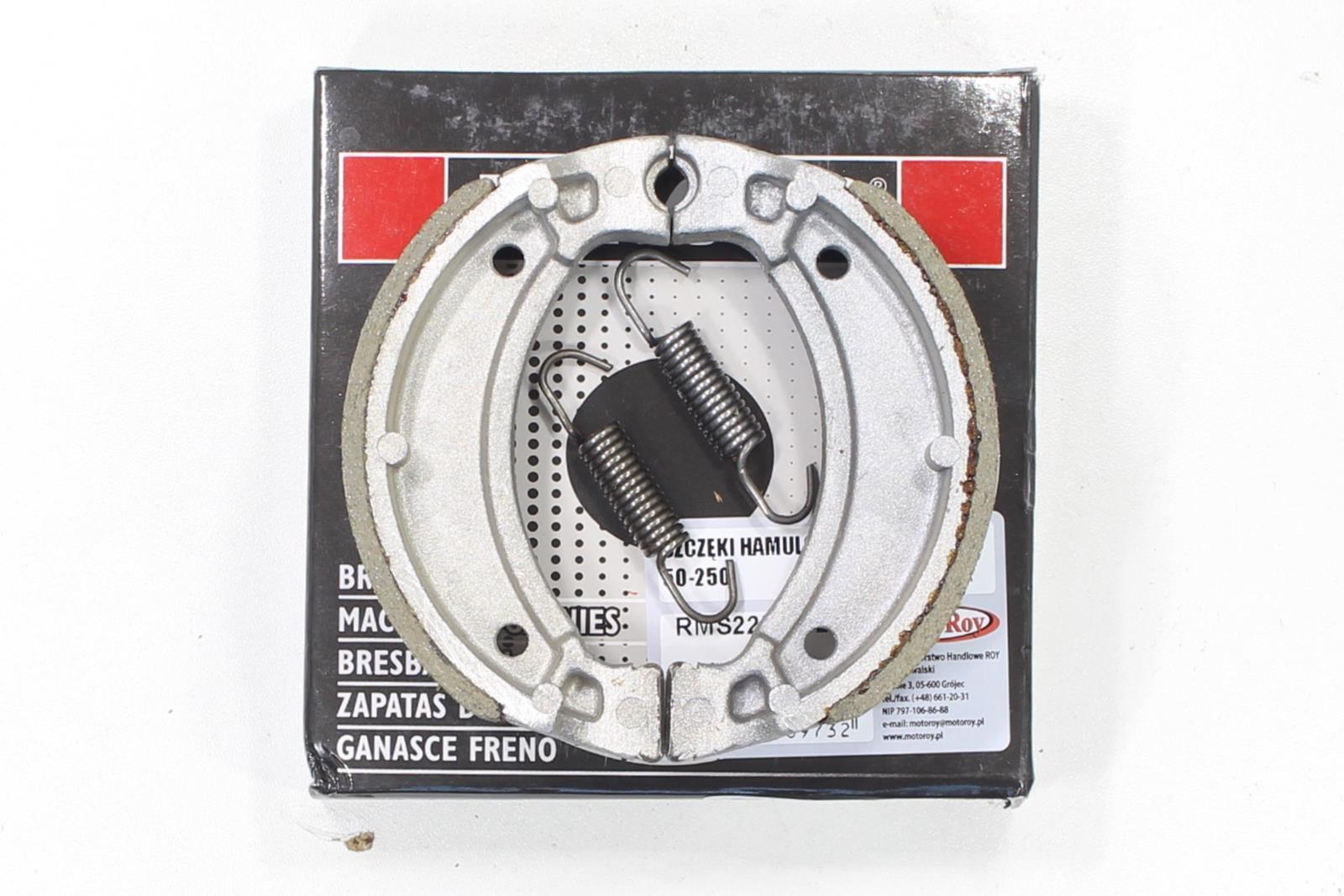 Szczęki hamulcowe derbi keeway mbk tgb yamaha 110x25mm rms pasują do modeli beeline-veloce benelli-pepe cpi-aragon/formula/hussar/oliver/bravo/popcorn derbi-dxr quad fantic-pony/queenie/hit keeway-f-act/focus/matrix/ry6/ry8 mbk-booster/new sorriso - zdjęcie 2