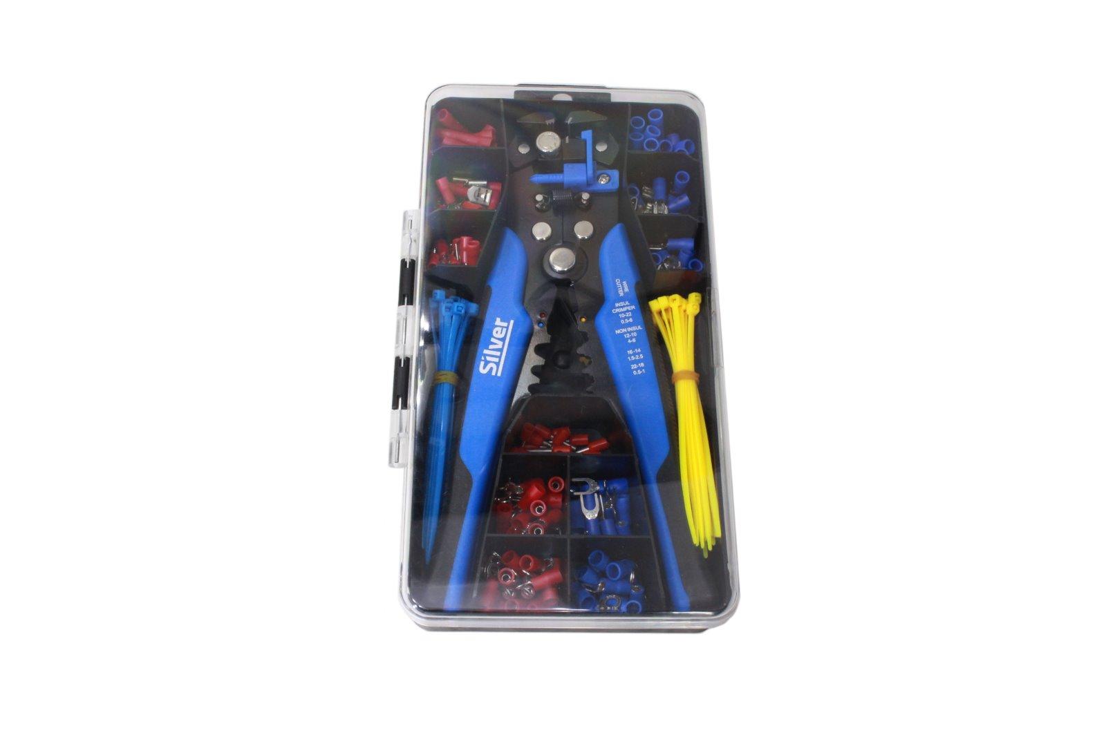 Ściągacz izolacji 0,2-6mm konektory 260 elementów