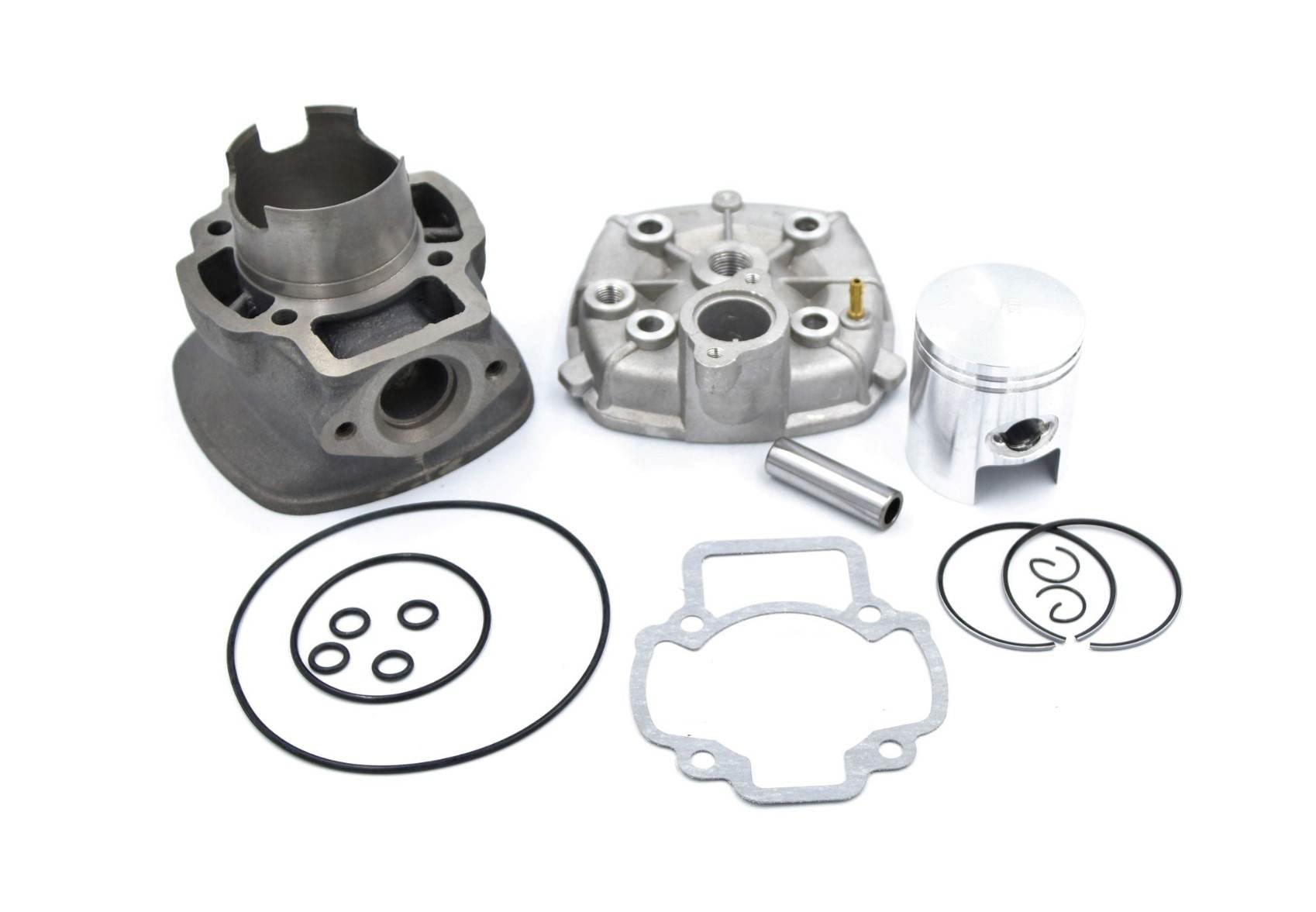 Cylinder Żeliwny Z Głowicą 4 Kątną Szarą Power Force Basic Piaggio Nrg Apri - zdjęcie 2