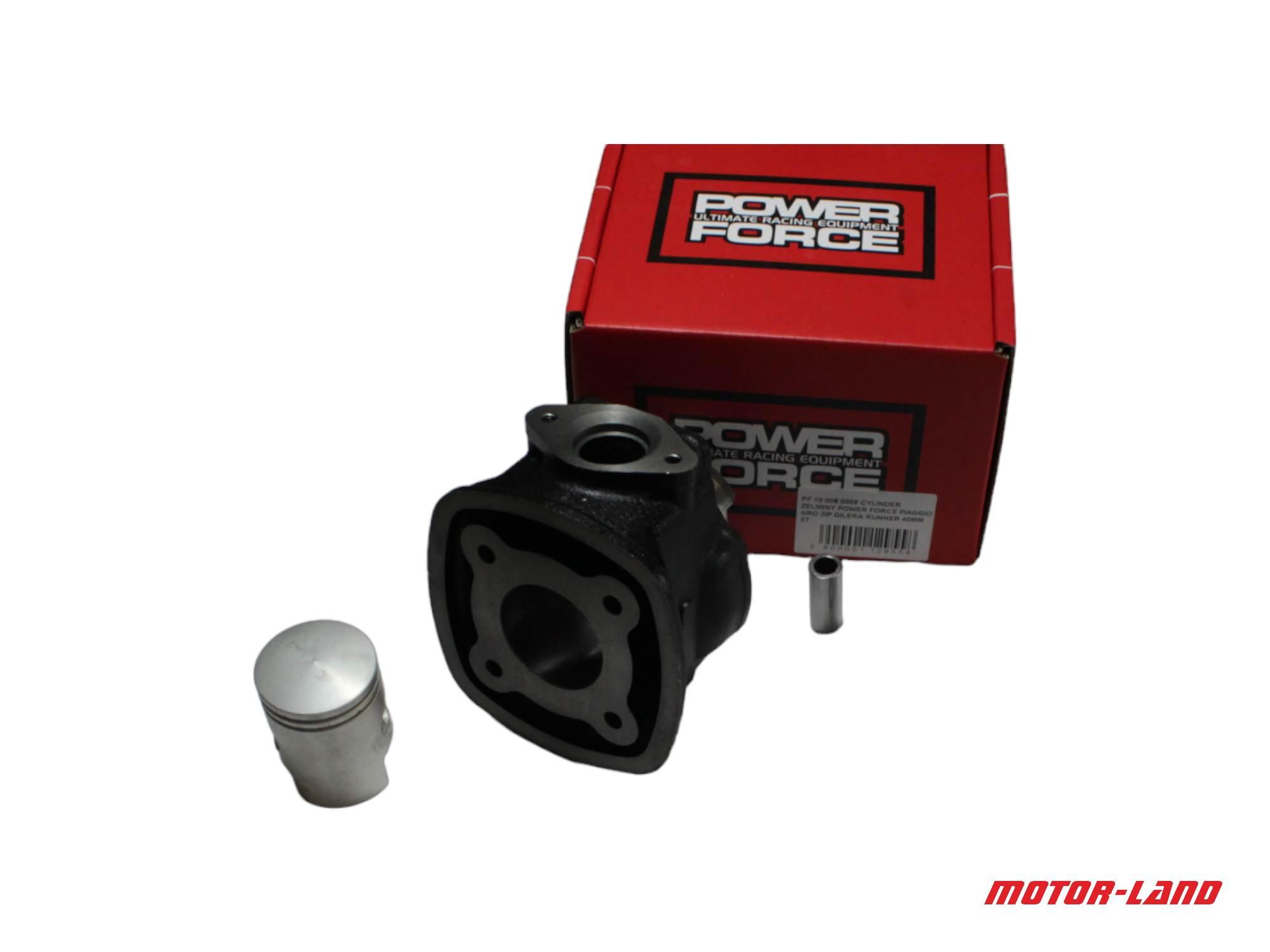Cylinder Żeliwny Power Force Piaggio Nrg Zip Gilera Runner 40 Mm 2t - zdjęcie 2