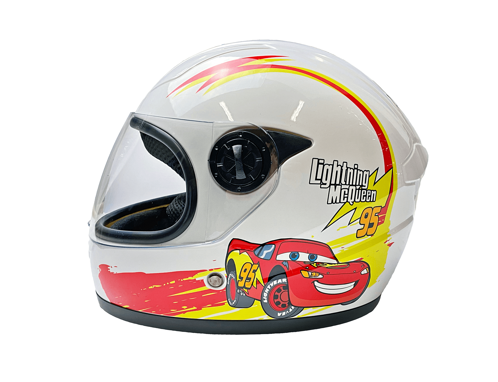 Kask Md-E506 Integralny Dziecięcy Auta Biały Ce MotoGeneric