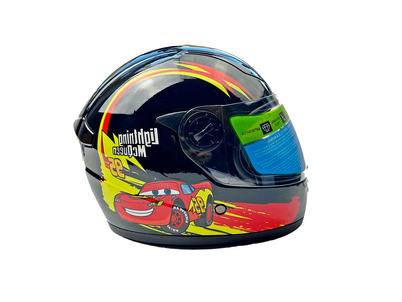 Kask Md-E506 Integralny Dziecięcy Auta Czarny Ce MotoGeneric - zdjęcie 2