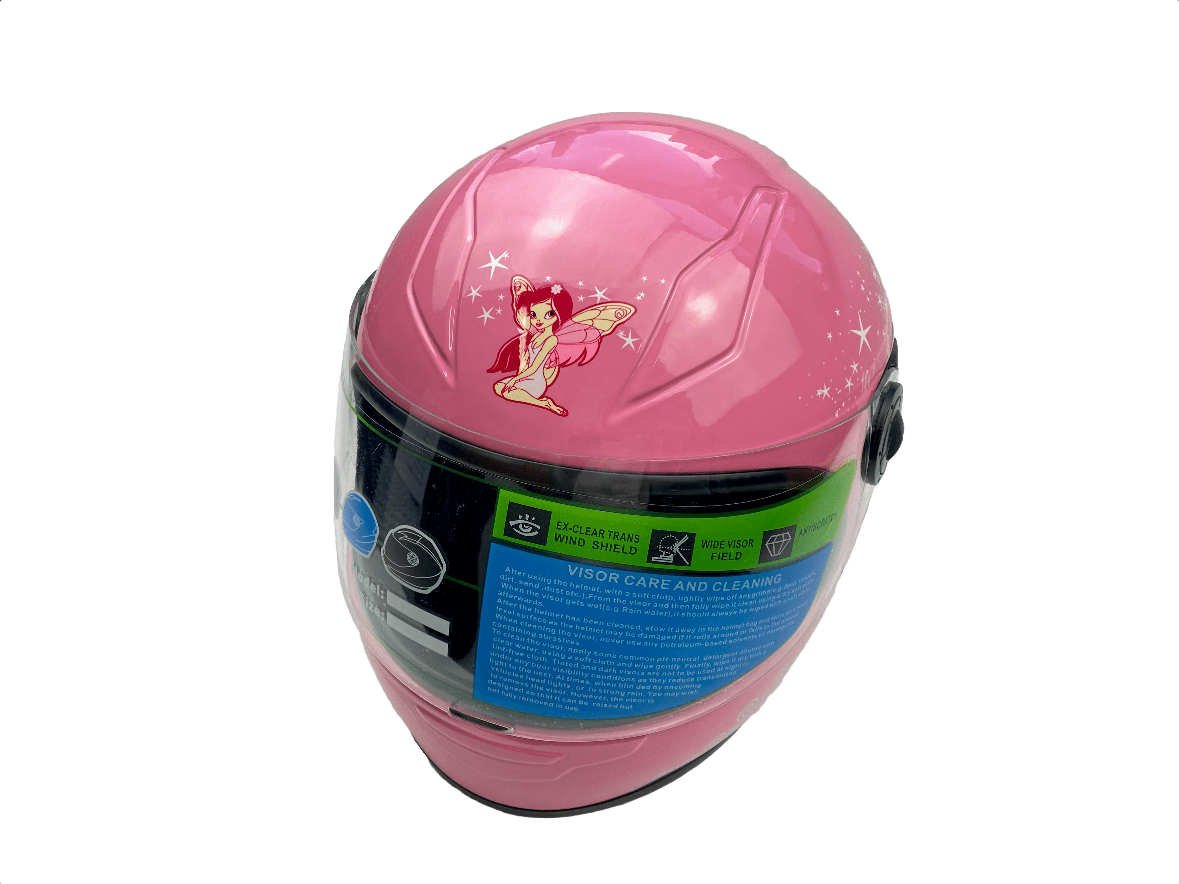 Kask Md-E506 Integralny Dziecięcy Wróżka Różowy Ce MotoGeneric - zdjęcie 4