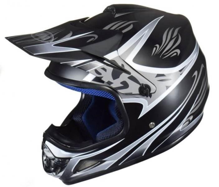 Kask mini enduro 47-48 cm tn-8696 czarny mat