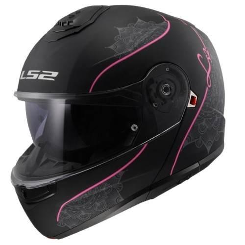 Kask ls2 ff908 strobe ii lux m.black pink-06 l