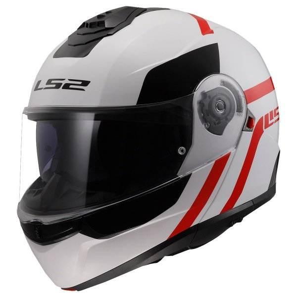 Kask ls2 ff908 strobe ii autox white red-06 xl