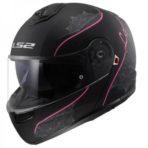 Kask ls2 ff908 strobe ii lux m.black pink-06 s