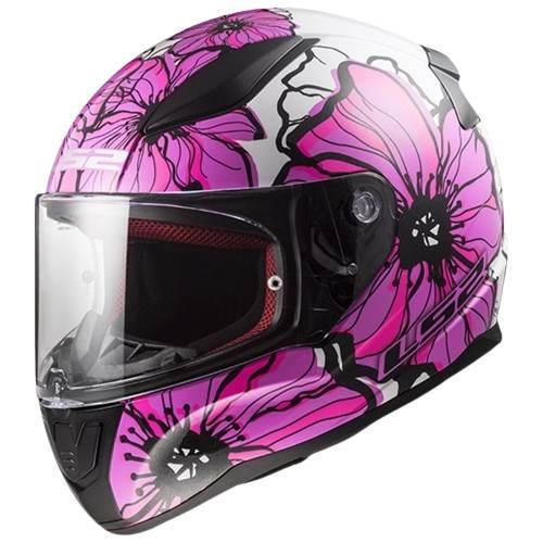 Kask ls2 ff353 rapid ii poppies pink-06 xs