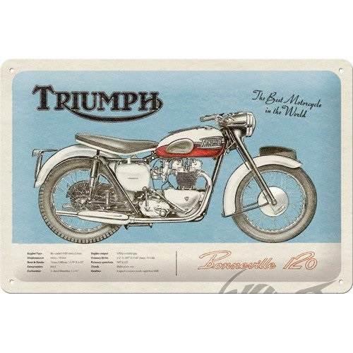 Tablica plakat 20x30 triumph bonneville 22332