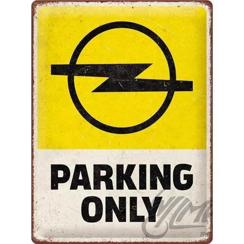 Tablica plakat 30x40 opel parking only 23316