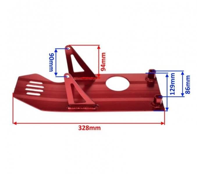 Osłona silnik pit bike honda crf50 | PTB9010R - zdjęcie 3