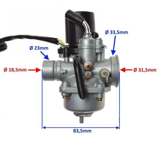 Gaźnik 50 2t keeway hurricane | ZB3004B - zdjęcie 4