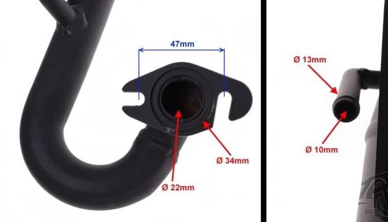 Tłumik do yamaha mbk ovetto do 2004 | AW8266 - zdjęcie 2