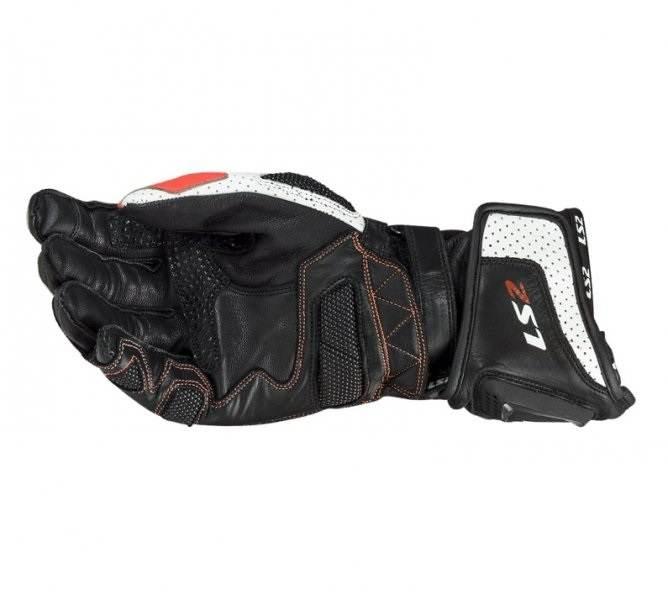 Rękawice ls2 swift racing man black red xl - zdjęcie 2