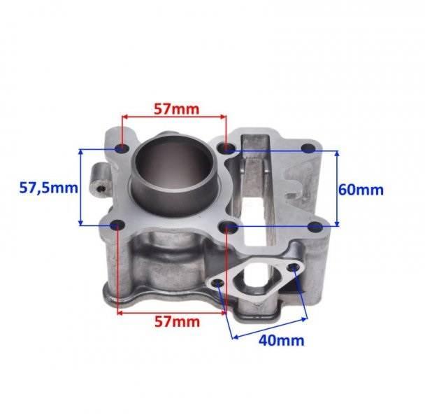 Cylinder do yamaha aerox ovetto 50 4t lc 38,00 mm - zdjęcie 2