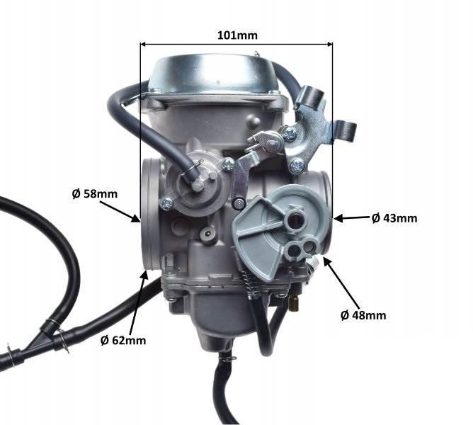 Gaźnik kpl do honda xr650l | AY56764 - zdjęcie 2