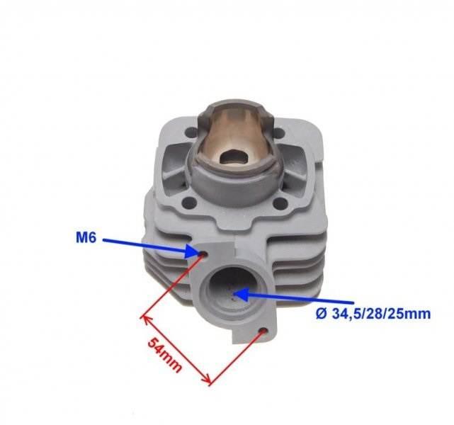 Cylinder do peugeot buxy 50 40,00 ceramiczny wm - zdjęcie 3