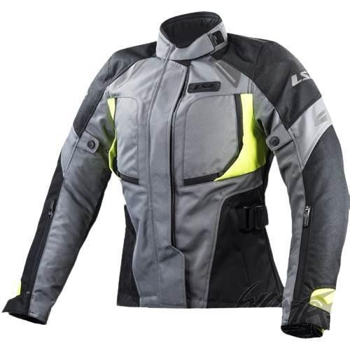 Kurtka ls2 phase lady grey black yellow m