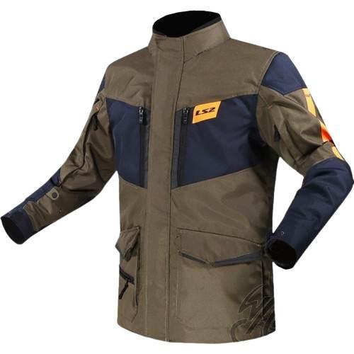 Kurtka ls2 metropolis evo man khaki blue oran3xl