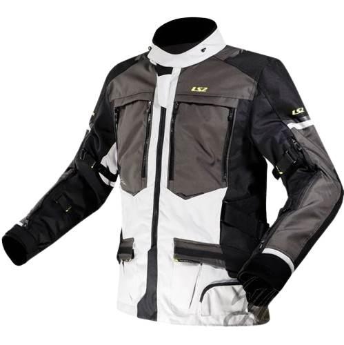 Kurtka ls2 norway man black grey yellM | AK64150F01544