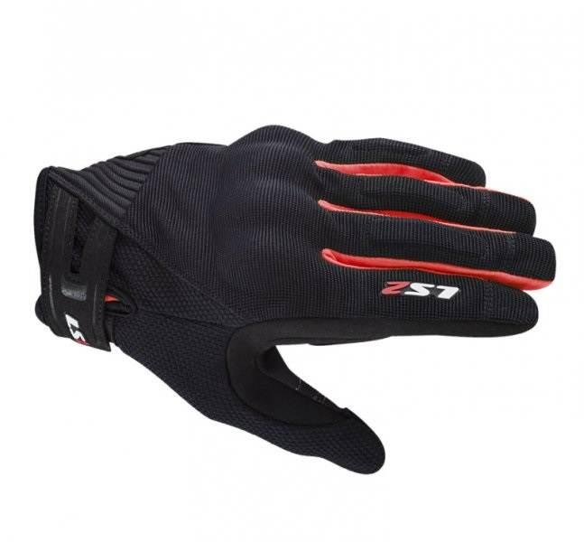 Rękawice ls2 dart 2 man black red xxl | AK70011F01327