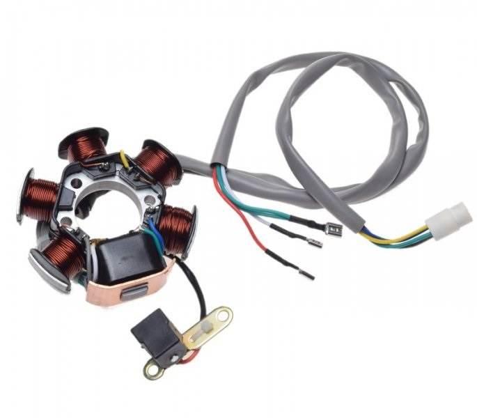 Stator iskrownik 6 cewek piaggio | AI22604