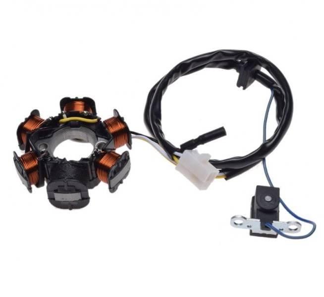 Stator iskrownik 6 cewek peugeot ludix | AI22606