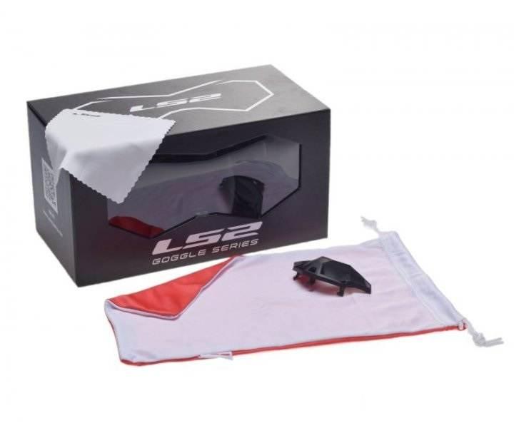 Gogle ls2 aura czarno-czerwone | AK7201001032 - zdjęcie 2