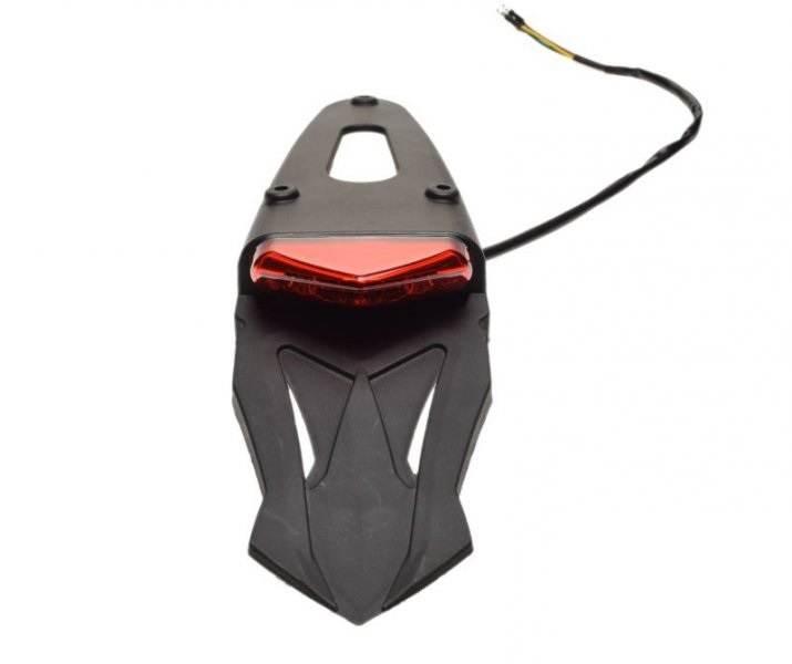 Lampa tył led z błotnikiem czerwony klosz cn - zdjęcie 4